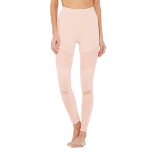 Alo yoga leggings •light pink• like new• MOTO